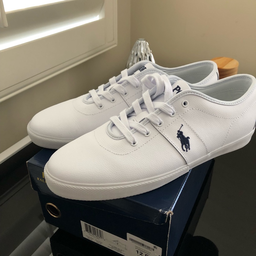 White Polo sneakers
